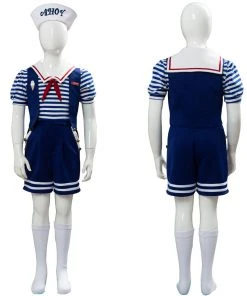 NewCosplay Stranger Things 3 Scoops Ahoy Robin For Kids Children Cosplay Costume New Arrivals