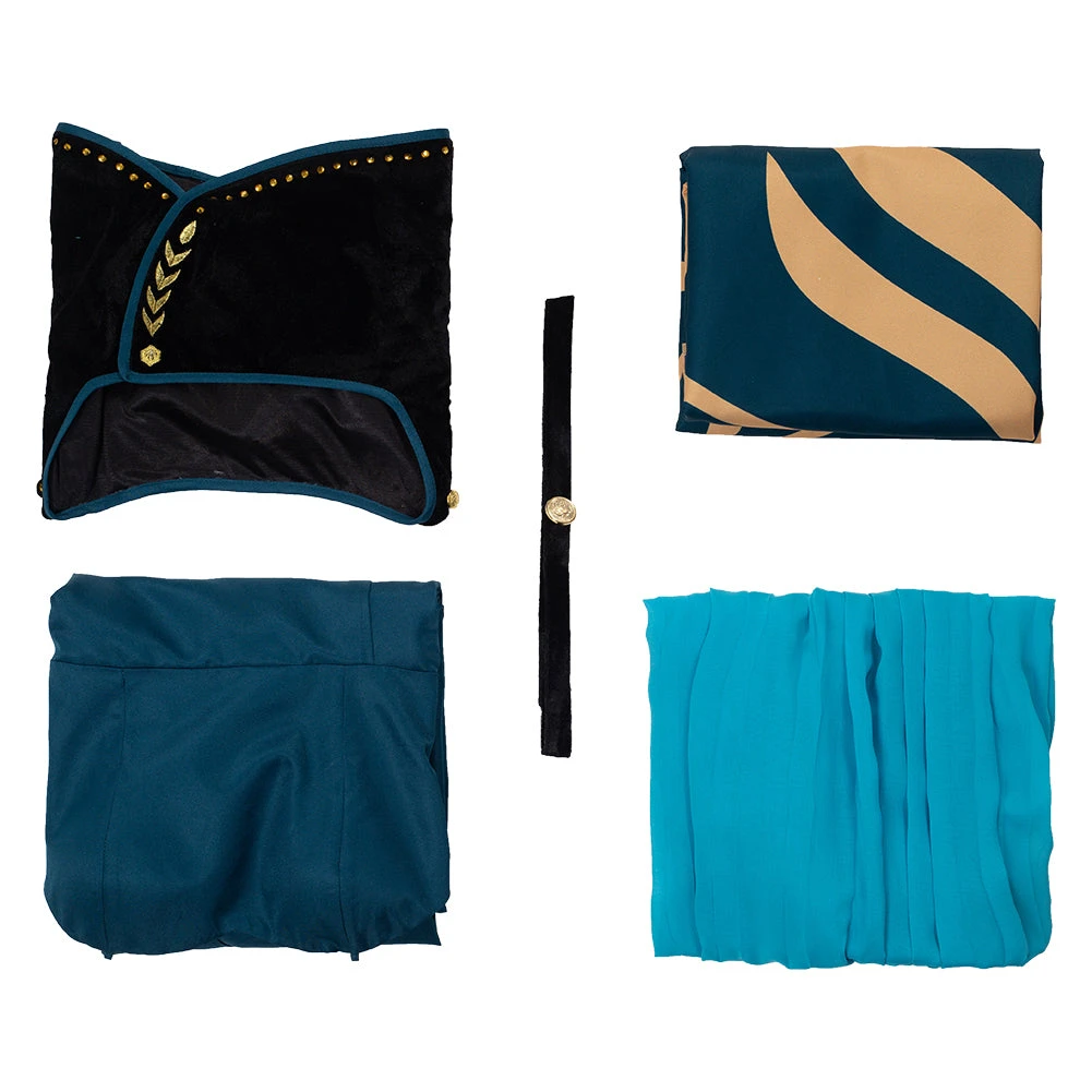 NewCosplay Frozen 2 Queen Anna Coronation Gown Dark Green Dress Cosplay Costume 14 NewCosplay Frozen 2 Queen Anna Coronation Gown Dark Green Dress Cosplay Costume