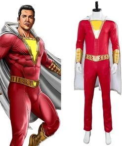 New Cosplaysky New Arrivals 2019 Movie Shazam Billy Batson Outfit Cosplay Costume