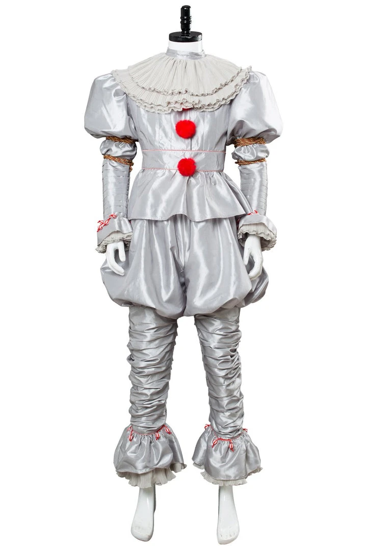 CosplaySky IT 2 Pennywise Clown Outfit Cosplay Costume Stephen King Adult Men Women New Arrivals 7 CosplaySky IT 2 Pennywise Clown Outfit Cosplay Costume Stephen King Adult Men Women New Arrivals