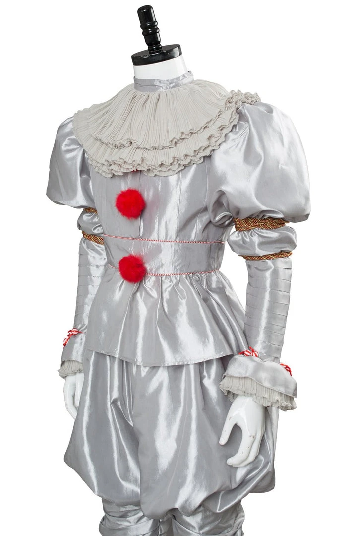 CosplaySky IT 2 Pennywise Clown Outfit Cosplay Costume Stephen King Adult Men Women New Arrivals 13 CosplaySky IT 2 Pennywise Clown Outfit Cosplay Costume Stephen King Adult Men Women New Arrivals