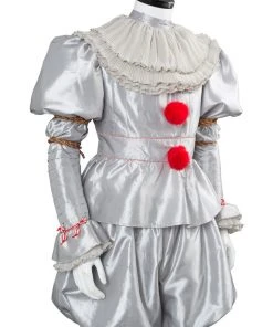 CosplaySky IT 2 Pennywise Clown Outfit Cosplay Costume Stephen King Adult Men Women New Arrivals