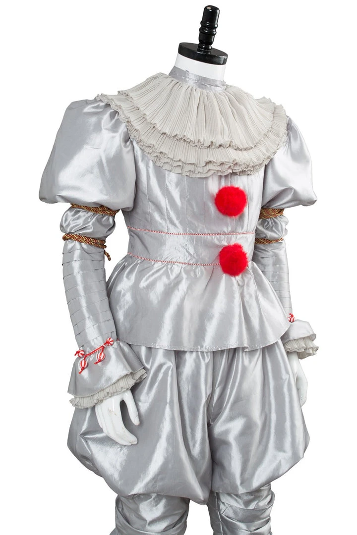 CosplaySky IT 2 Pennywise Clown Outfit Cosplay Costume Stephen King Adult Men Women New Arrivals 4 CosplaySky IT 2 Pennywise Clown Outfit Cosplay Costume Stephen King Adult Men Women New Arrivals