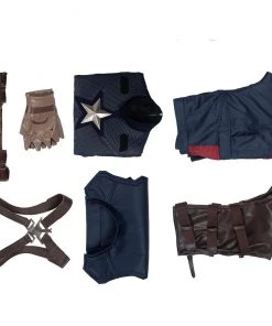 CosplaySky New Arrivals Avengers 4: Endgame Steve Rogers Captain America Cosplay Costume