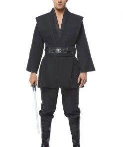 CosplaySky New Arrivals Star Wars Obi Wan Kenobi Jedi Black Version No Cloak Cosplay Costume