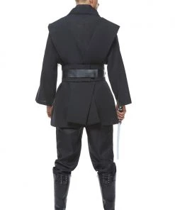 CosplaySky New Arrivals Star Wars Obi Wan Kenobi Jedi Black Version No Cloak Cosplay Costume