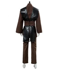 CosplaySky Star Wars Mens Jedi Anakin Skywalker Cosplay Costume Knight Tunic Uniform Brown Vision