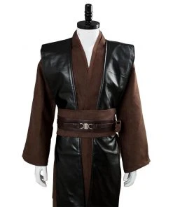 CosplaySky Star Wars Mens Jedi Anakin Skywalker Cosplay Costume Knight Tunic Uniform Brown Vision