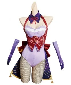 NewCosplay New Arrivals Genshin Impact Baal Bunny Girls Halloween Original Design Cosplay Costume - Cossky®