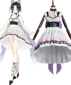 NewCosplay Demon Slayer Kochou Shinobu Lolita Halloween Original Designers Cosplay Costume New Arrivals
