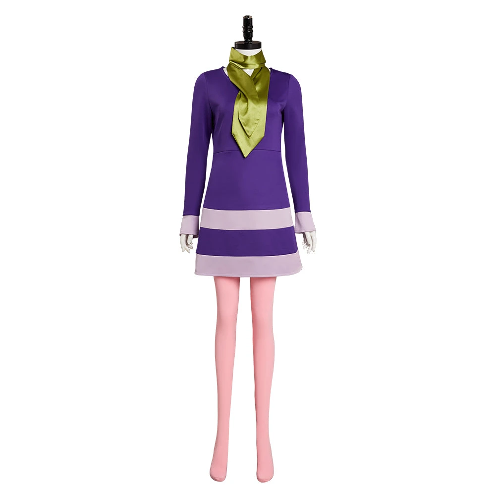 Cosplaygift New Arrivals Scooby Doo! Where Are You? Daphne Blake Cosplay Costume Dress Outfits 4 Cosplaygift New Arrivals Scooby Doo! Where Are You? Daphne Blake Cosplay Costume Dress Outfits