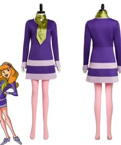 Cosplaygift New Arrivals Scooby Doo! Where Are You? Daphne Blake Cosplay Costume Dress Outfits