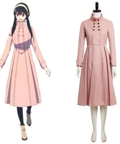 Fandombuy New Arrivals SPY×FAMILY Yor Forger Cosplay Costume Pink Dress Headband Outfits
