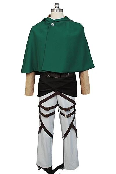NewCosplay Attack On Titan Shingeki No Kyojin Scouting Legion Rivaille With Cape Cosplay Costume 3 NewCosplay Attack On Titan Shingeki No Kyojin Scouting Legion Rivaille With Cape Cosplay Costume