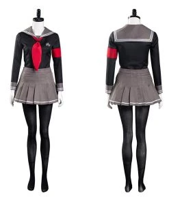 NewCosplay Super DanganRonpa 2 Peko Pekoyama Comic Con Party Cosplay Costume