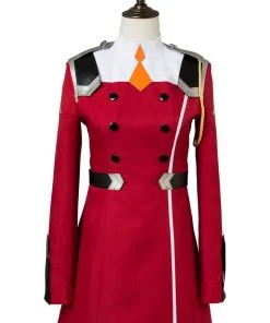 New Cosplaysky New Arrivals DARLING In The FRANXX Zero Two Code:002 Uniform Dress Cosplay Costume Red