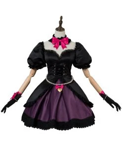 New Cosplaysky Overwatch DVA Hana Song Black Cat Officer Dress Outfit Cosplay Costume New Arrivals