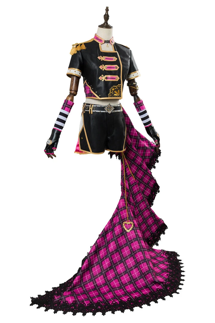 NewCosplay Love Live! Sunshine!! Aqours Sakurauchi Riko Punk Rock Outfit Cosplay Costume 5 NewCosplay Love Live! Sunshine!! Aqours Sakurauchi Riko Punk Rock Outfit Cosplay Costume