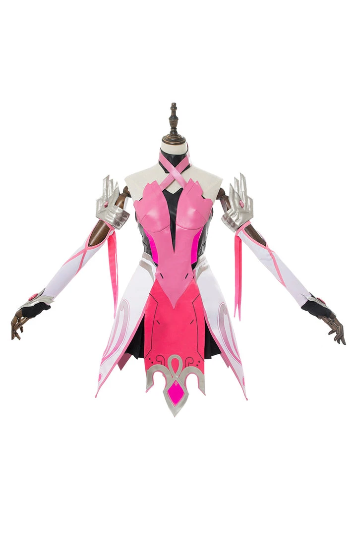New Cosplaysky New Arrivals Overwatch Mercy Angela Ziegler Outfit Pink Mercy Skin Cosplay Costume 4 New Cosplaysky New Arrivals Overwatch Mercy Angela Ziegler Outfit Pink Mercy Skin Cosplay Costume
