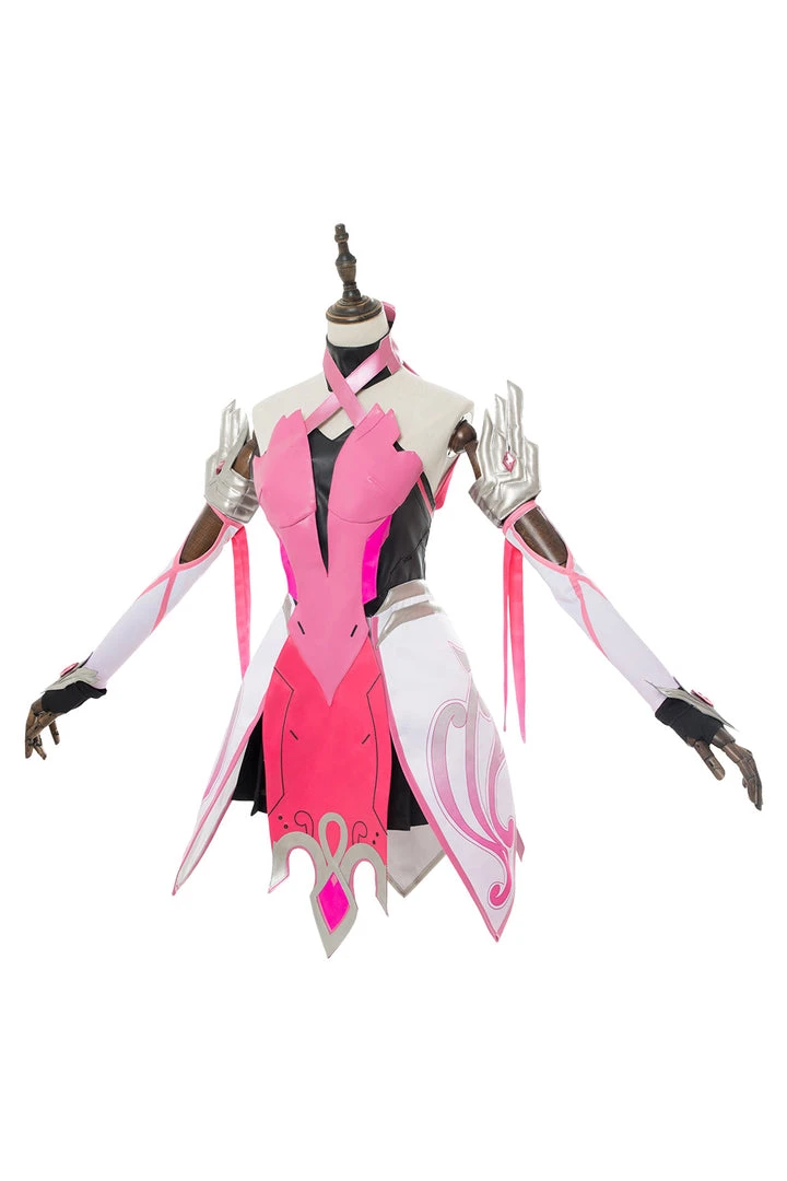 New Cosplaysky New Arrivals Overwatch Mercy Angela Ziegler Outfit Pink Mercy Skin Cosplay Costume 5 New Cosplaysky New Arrivals Overwatch Mercy Angela Ziegler Outfit Pink Mercy Skin Cosplay Costume