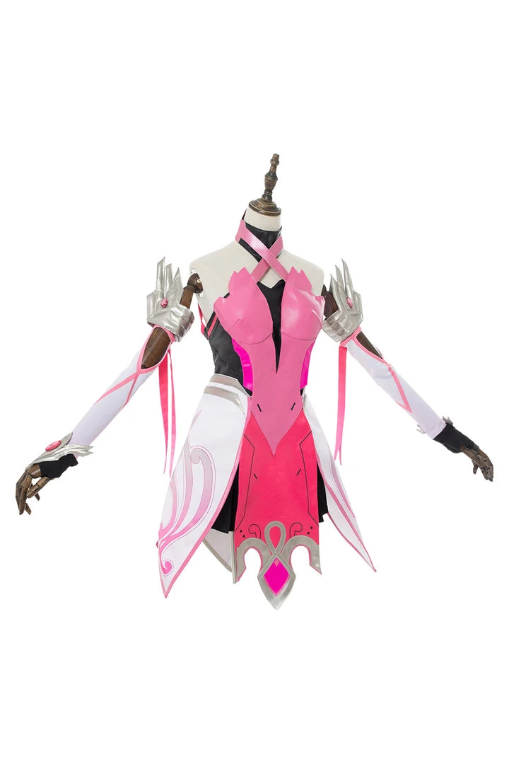 New Cosplaysky New Arrivals Overwatch Mercy Angela Ziegler Outfit Pink Mercy Skin Cosplay Costume 7 New Cosplaysky New Arrivals Overwatch Mercy Angela Ziegler Outfit Pink Mercy Skin Cosplay Costume