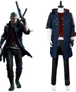 New Cosplaysky Video Game Devil May Cry 5 Nero Outfit Cosplay Costume New