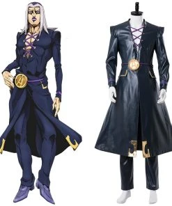 Cossky JoJo's Bizarre Adventure: Golden Wind Leone Abbacchio Cosplay Costume New Arrivals
