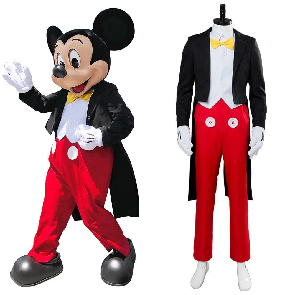 New Cosplaysky Disney Mickey Mouse Adult Dinner Tuxedo Suit Halloween Cosplay Costume New Arrivals 3 New Cosplaysky Disney Mickey Mouse Adult Dinner Tuxedo Suit Halloween Cosplay Costume New Arrivals