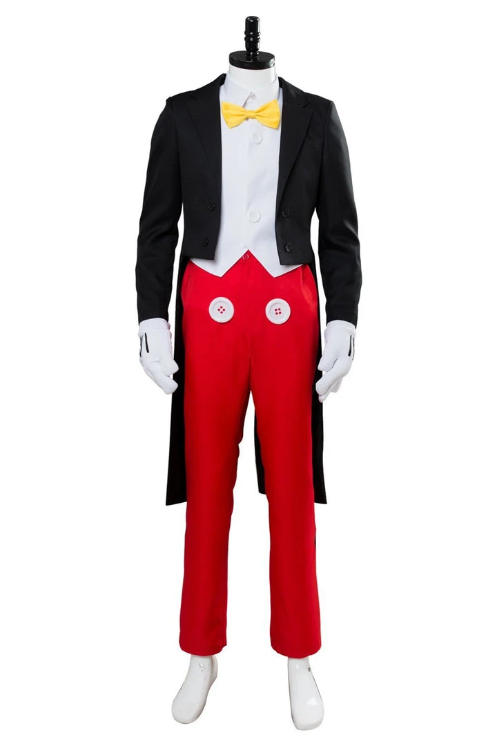 New Cosplaysky Disney Mickey Mouse Adult Dinner Tuxedo Suit Halloween Cosplay Costume New Arrivals 5 New Cosplaysky Disney Mickey Mouse Adult Dinner Tuxedo Suit Halloween Cosplay Costume New Arrivals