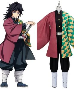 CosplaySky New Arrivals Demon Slayer: Kimetsu No Yaiba Tomioka Giyuu Cosplay Costume