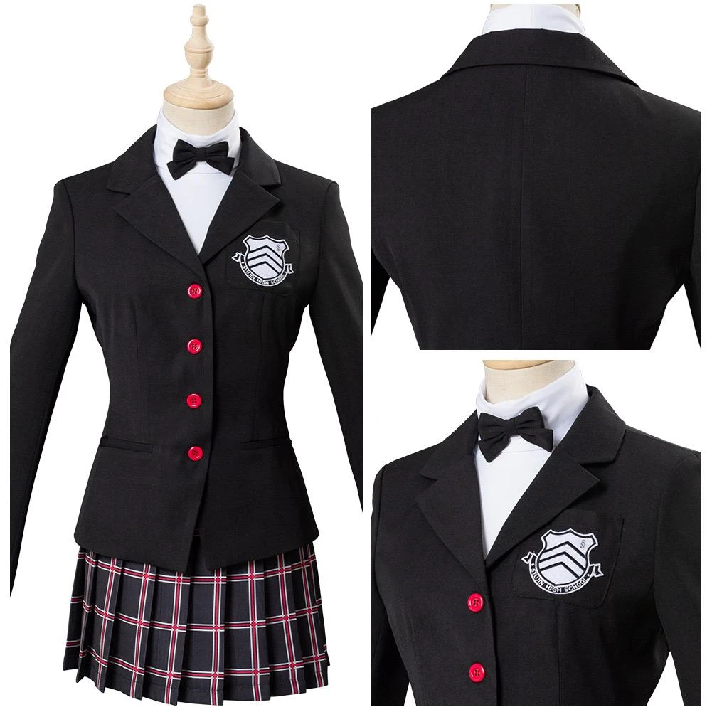 CosplaySky Persona 5 The Royal Yoshizawa Kasumi School Uniform Cosplay Costume 14 CosplaySky Persona 5 The Royal Yoshizawa Kasumi School Uniform Cosplay Costume