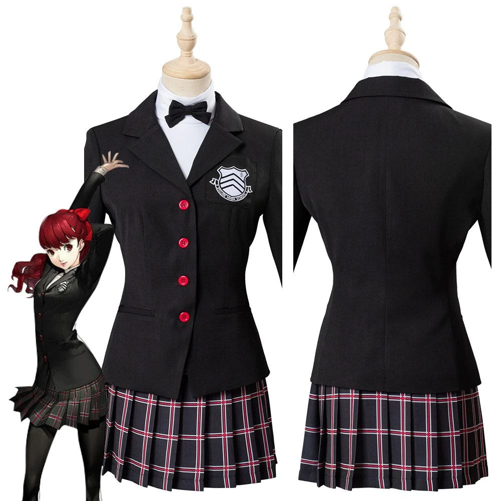 CosplaySky Persona 5 The Royal Yoshizawa Kasumi School Uniform Cosplay Costume 15 CosplaySky Persona 5 The Royal Yoshizawa Kasumi School Uniform Cosplay Costume