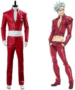 NewCosplay New Arrivals The Seven Deadly Sins Nanatsu No Taizai Wrath Of The Gods Ban Suit Cosplay Costume