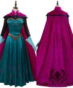 NewCosplay New Arrivals Movie Frozen Elsa Queen Costume Women Dress Halloween Carnival Cosplay Costume