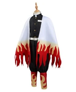 NewCosplay Demon Slayer: Kimetsu No Yaiba Rengoku Kyoujurou Cosplay Costume For Kids Children 13 NewCosplay Demon Slayer: Kimetsu No Yaiba Rengoku Kyoujurou Cosplay Costume For Kids Children