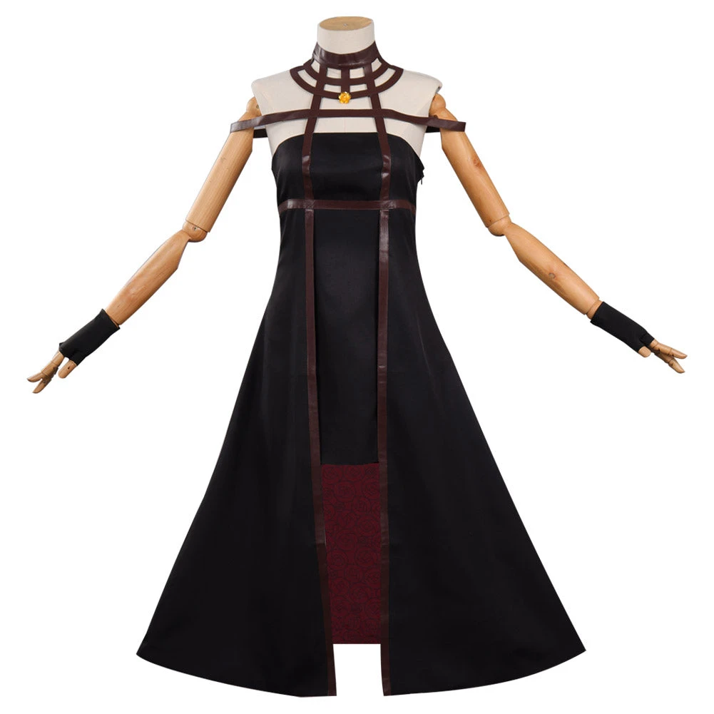 NewCosplay SPY×FAMILY Yor Forger Cosplay Costume Dress Headband Earring Outfits Halloween Carnival Suit 5 NewCosplay SPY×FAMILY Yor Forger Cosplay Costume Dress Headband Earring Outfits Halloween Carnival Suit