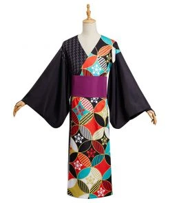 New Cosplaysky Demon Slayer Uzui Tengen Summer Kimono Outfits Halloween Carnival Suit New Arrivals