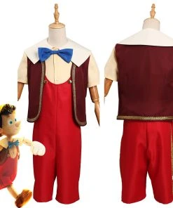 NewCossky New Arrivals Pinocchio 2022 Adult Pinocchio Cosplay Costume Outfits Halloween Carnival Suit