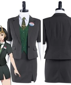 New Cosplaysky New Arrivals Loki 2021 Female Loki Outfit Halloween Original Designers Cosplay Costume