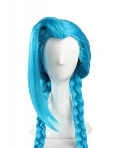 Cossky League Of Legends LoL Jinx Hair Carnival Halloween Party Props Cosplay Wig