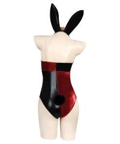 NewCosplay Harley Quinn Bunny Girl Jumpsuit Outfits Christmas Carnival Suit Cosplay Costume