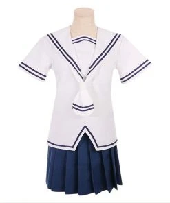 CosplaySky Anime Fruits Basket Tohru Honda Cosplay Costume Summer School Uniform Girls Sailor Uniform