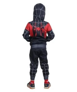 CosplaySky Spider-Man Hoodie Kids Spider-Verse Miles Morales Gwen Stacy Noir Peter Cosplay Costume