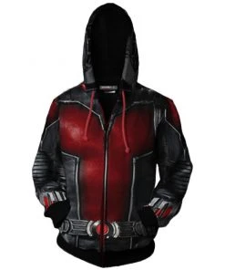CosplaySky Avenger 4 Ant-Man 3D Hoodie Zip Up Cosplay