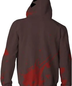 New Cosplaysky New Arrivals Angels Of Death Hoodie Merchandies Isaac·Foster Zack 3D Zip Up Sweatshirt Unisex