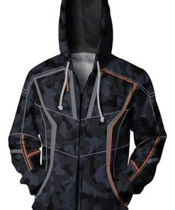 Cossky Avengers Infinity War Iron Man Robert Downey Jr Zipper Hoodie Sweatshirt Jacket Men