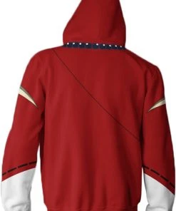 New Cosplaysky New Arrivals Anime Inuyasha Merchandise Inuyasha Hoodie 3D Zip Up Sweatshirt Unisex