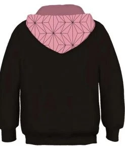 New Cosplaysky New Arrivals Kids Demon Slayer: Kimetsu No Yaiba Kamado Nezuko Cosplay Hoodies Boys Girls Long Sleeve Pullover Sweatshirt