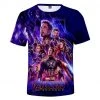 CosplaySky New Arrivals Avengers 4 :Endgame Captain America Marvel Iron Man Printed T-shirt