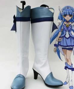 NewCosplay Smile Precure! Pretty Cure Reika Aoki Cure Beauty Cosplay Shoes Boots